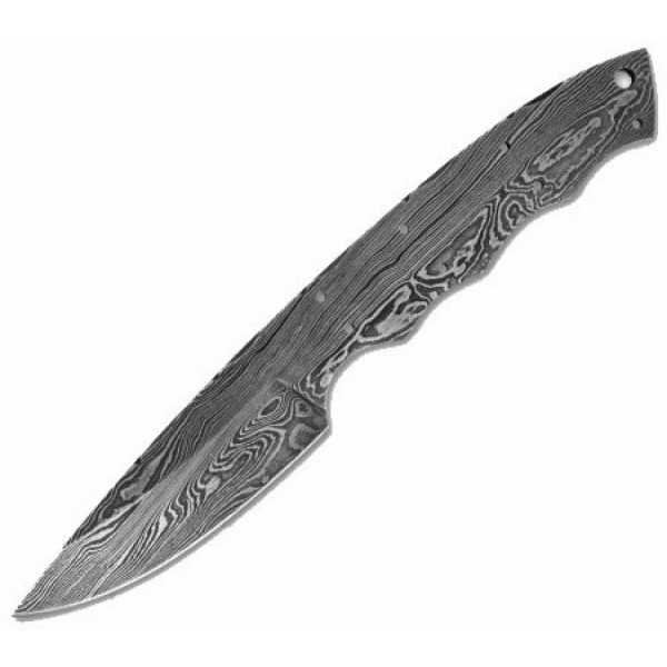 Damascus Blade Blank (4" blade)
